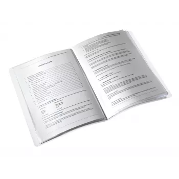 Leitz Libro de presentación WOW PP 20 fundas, Azul, Metálico, Policloruro de vinilo (PVC), 20 fundas, A4, 231 mm, 13 mm