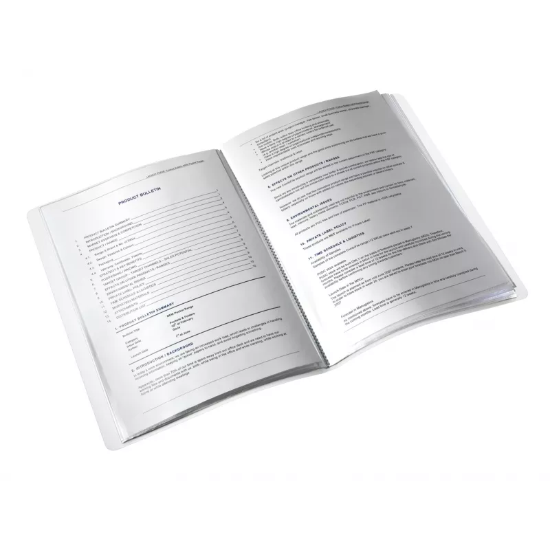Leitz Libro de presentación WOW PP 20 fundas, Azul, Metálico, Policloruro de vinilo (PVC), 20 fundas, A4, 231 mm, 13 mm