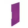 Leitz Libro de presentación WOW PP 20 fundas, Metálico, Morado, Policloruro de vinilo (PVC), 20 fundas, A4, 231 mm, 13 mm