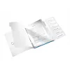 Leitz WOW Libro de separadores PP, 6 pestañas, A4, Polipropileno (PP), Azul, Metálico, 200 hojas, 260 mm, 17 mm