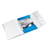 Leitz Registerbuch WOW PP 12 pestañas, A4, polipropileno (PP), azul, metálico, 200 hojas, 265 mm, 17 mm