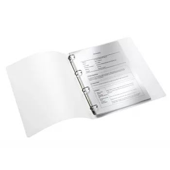 Leitz WOW archivador de anillas, A4, polipropileno (PP), metálico, rosa, 200 hojas, 2,5 cm, 257 mm