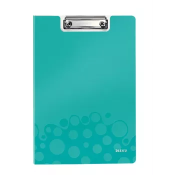 Leitz tablilla con cubierta WOW, A4, polifoam, azul, 75 hojas, 1 bolsillo, 230 mm