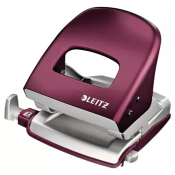 Leitz NeXXt 5006 perforadora 30 hojas roja, plata