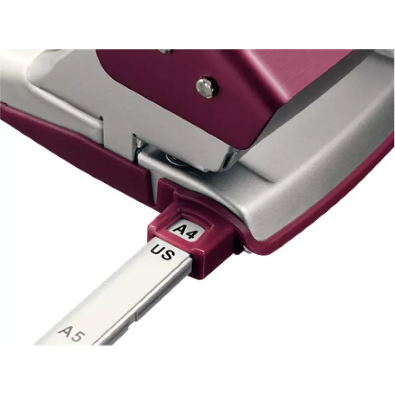 Leitz NeXXt 5006 perforadora 30 hojas roja, plata