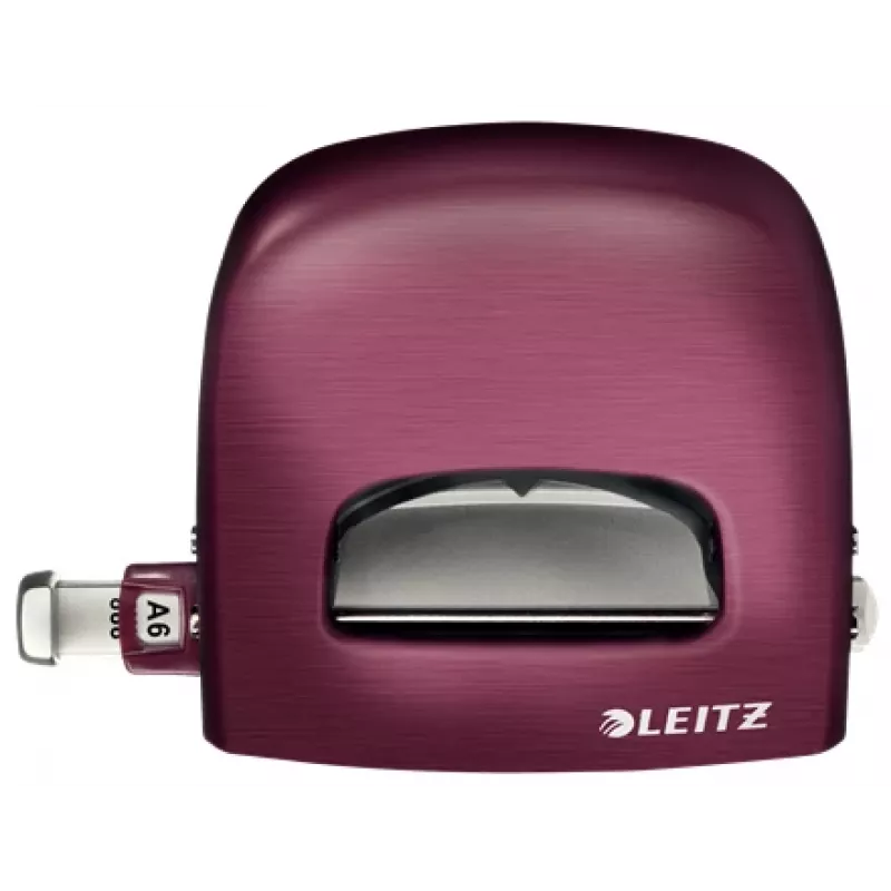 Leitz NeXXt 5006 perforadora 30 hojas roja, plata