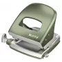 Leitz NeXXt perforadora Style, 2 taladros 30 hojas metal, 30 hojas, verde, plata, metal, 8 cm, A6, 107 mm