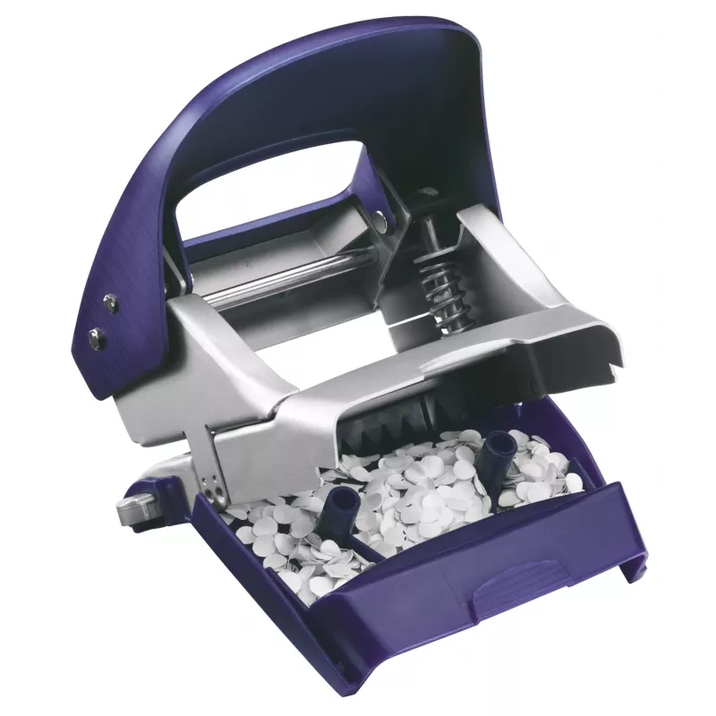 Leitz perforadora Style NeXXt, 2 taladros 30 hojas metal, 30 hojas, azul, 8 cm, A6, 380 g, 107 x 100 x 137 mm