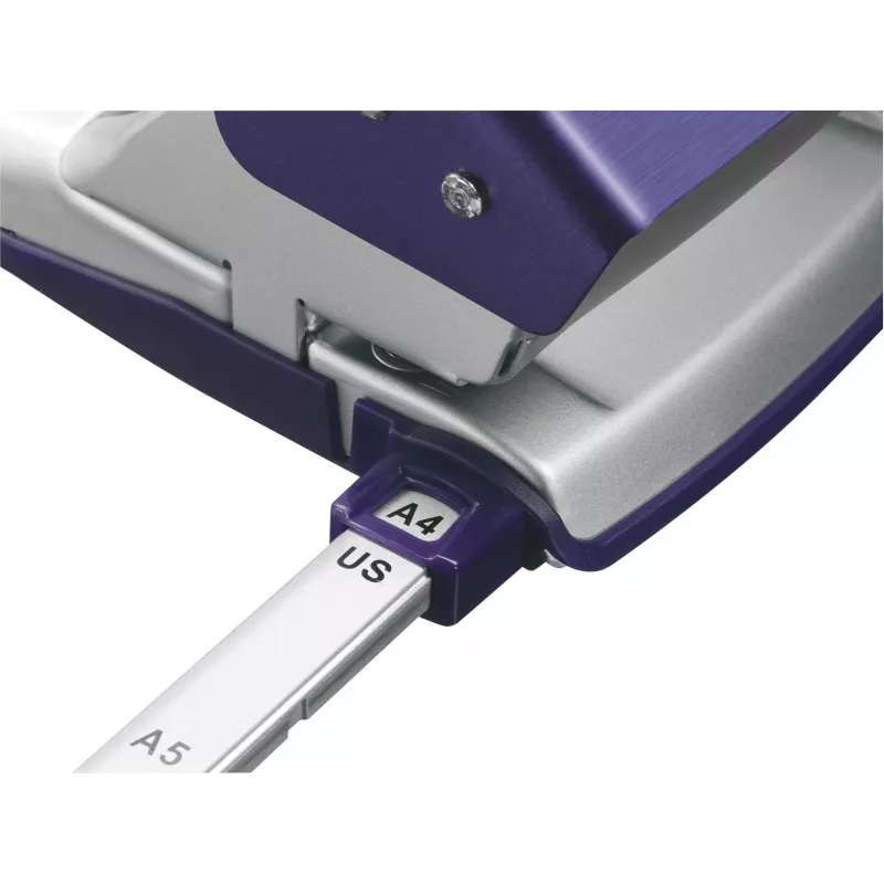 Leitz perforadora Style NeXXt, 2 taladros 30 hojas metal, 30 hojas, azul, 8 cm, A6, 380 g, 107 x 100 x 137 mm