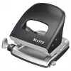 Leitz perforadora Style NeXXt, 2 taladros 30 hojas metal, 30 hojas, negro, 8 cm, A4, 380 g, 107 x 100 x 137 mm