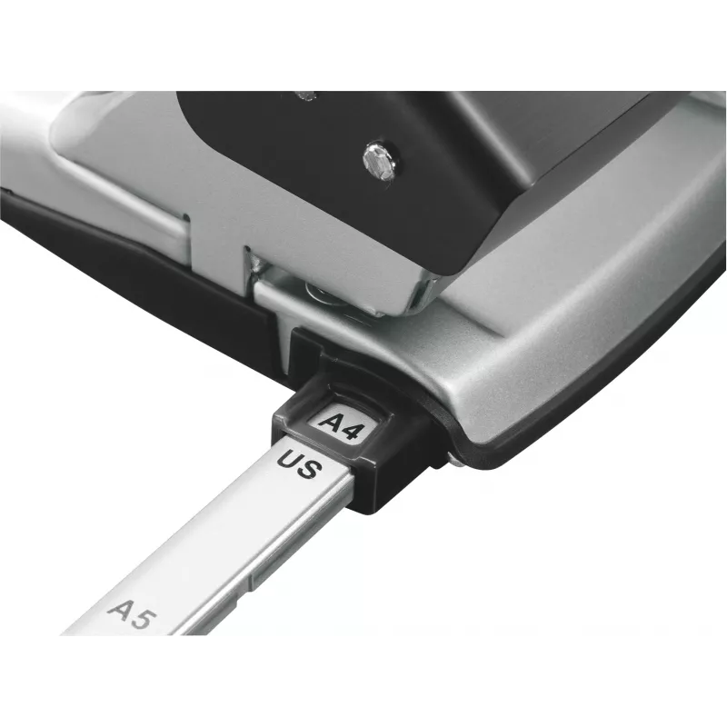 Leitz perforadora Style NeXXt, 2 taladros 30 hojas metal, 30 hojas, negro, 8 cm, A4, 380 g, 107 x 100 x 137 mm