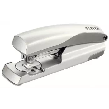 Leitz NeXXt grapadora Style, 30 hojas metal, 30 hojas, plata, blanco, P3, metal, plástico, 80 g/m², superior