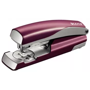 Leitz NeXXt grapadora Style, 30 hojas metal, 30 hojas, rojo, plata, 24/6, metal, plástico, 80 g/m², superior