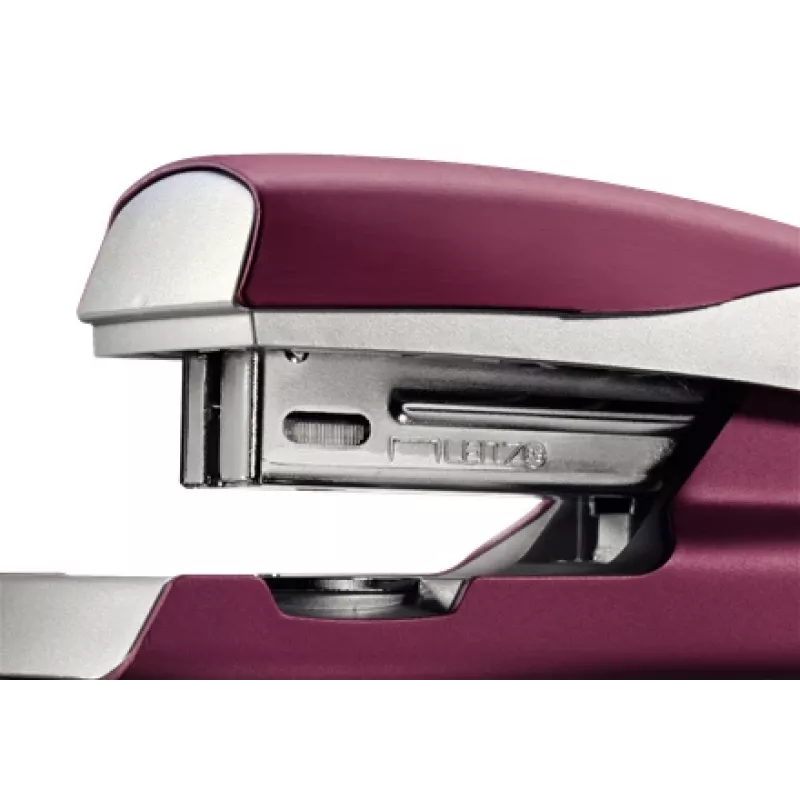 Leitz NeXXt grapadora Style, 30 hojas metal, 30 hojas, rojo, plata, 24/6, metal, plástico, 80 g/m², superior