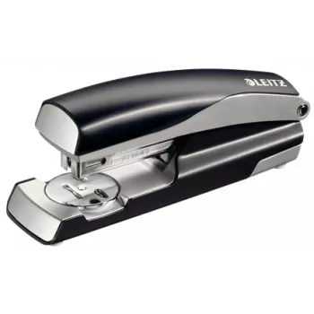 Leitz NeXXt grapadora Style, 30 hojas metal, 30 hojas, negro, plata, P3, metal, plástico, 80 g/m², superior