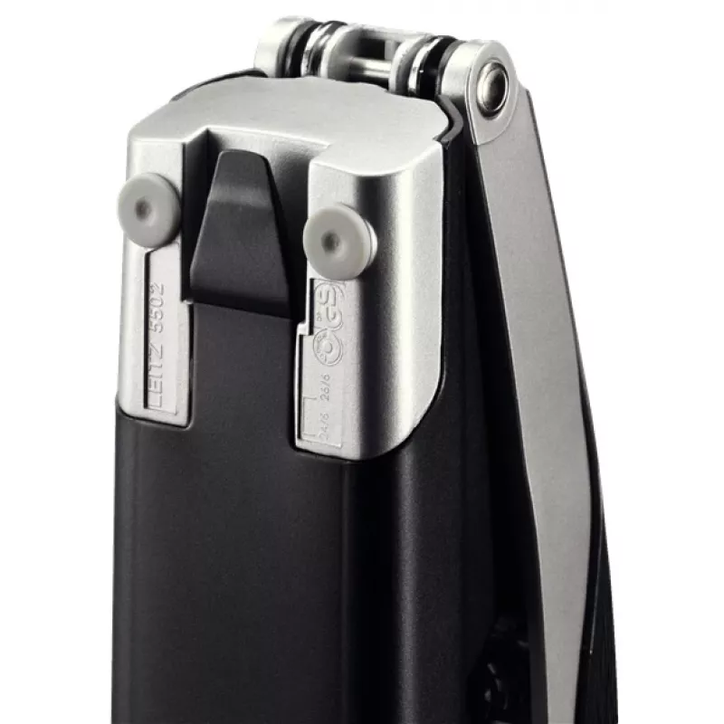 Leitz NeXXt grapadora Style, 30 hojas metal, 30 hojas, negro, plata, P3, metal, plástico, 80 g/m², superior