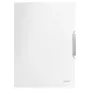 Leitz carpeta de 3 solapas Style PP A4, A4, polipropileno (PP), blanco, 150 hojas, 80 g/m², goma