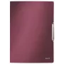 Leitz carpeta de 3 solapas Style PP A4, A4, polipropileno (PP), rojo, 150 hojas, 80 g/m², goma