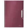 Leitz carpeta de proyecto acordeón ampliable de PP, A4, polipropileno (PP), rojo, 250 hojas, 80 g/m², 6 compartimentos