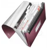 Leitz carpeta de proyecto acordeón ampliable de PP, A4, polipropileno (PP), rojo, 250 hojas, 80 g/m², 6 compartimentos