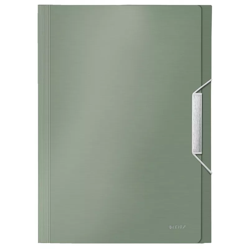 Leitz carpeta de archivo acordeón ampliable de PP, A4, polipropileno (PP), verde, 250 hojas, 80 g/m², 6 compartimentos