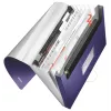 Leitz carpeta acordeón ampliable de PP, A4, polipropileno (PP), azul, 250 hojas, 80 g/m², 6 compartimentos