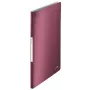 Leitz libro de fundas de presentación Style PP 40 fundas, rojo, policloruro de vinilo (PVC), 40 fundas, A4, 233 mm, 16 mm