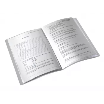 Leitz libro de presentación Style PP 40 páginas, negro, policloruro de vinilo (PVC), 40 fundas, A4, 233 mm, 16 mm