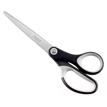 Leitz tijeras de calidad Titanium 180 mm, adultos, corte recto, unidad, negro, plata, acero inoxidable, tijeras de oficina