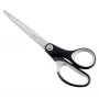 Leitz tijeras de calidad Titanium 180 mm, adultos, corte recto, unidad, negro, plata, acero inoxidable, tijeras de oficina