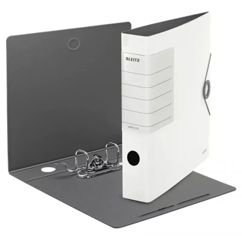 Leitz 11130001 Carpeta de anillas A4 blanca