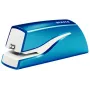 Leitz NeXXt Grapadora a batería WOW 5566, 10 hojas, 1 cm, plástico, azul, blanco, batería, 50 mm