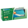 Leitz NeXXt Grapadora a batería WOW 5566, 10 hojas, 1 cm, plástico, azul, blanco, batería, 50 mm