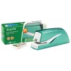 Leitz NeXXt Grapadora a batería WOW 5566, 10 hojas, 1 cm, plástico, azul, blanco, batería, 50 mm