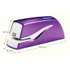 Leitz NeXXt Grapadora a batería WOW 5566, 10 hojas, 1 cm, plástico, morado, blanco, batería, 50 mm
