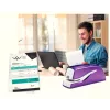 Leitz NeXXt Grapadora a batería WOW 5566, 10 hojas, 1 cm, plástico, morado, blanco, batería, 50 mm