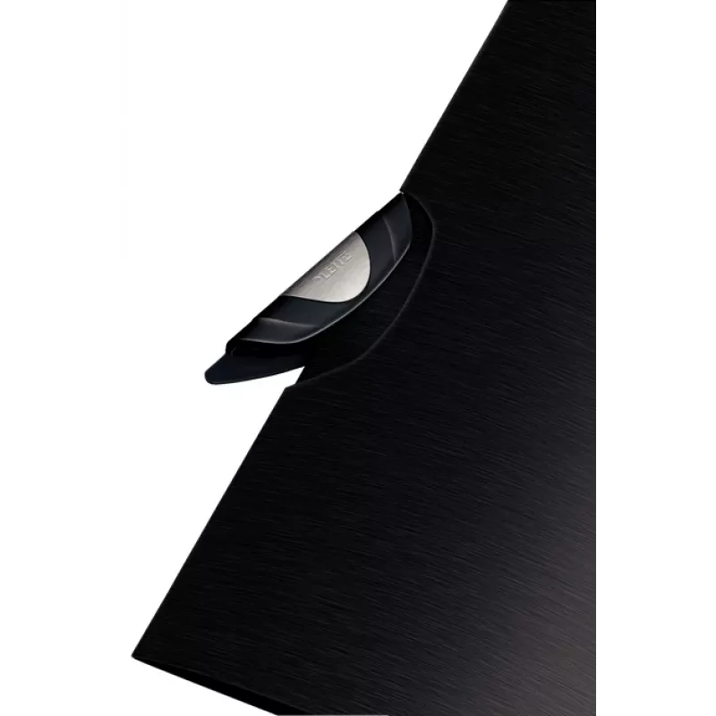 Leitz Carpeta de pinza Style ColorClip Professional, A4, polipropileno (PP), negro, 40 hojas, 80 g/m², 222 mm