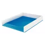 Leitz Bandeja de correspondencia WOW Dual Colour, plástico, azul, metálico, A4, 267 mm, 336 mm, 49 mm