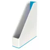 Leitz Archivador de revistas WOW Dual Colour, azul, blanco, plástico, A4, 272 mm, 318 mm, 430 g