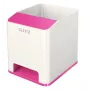 Leitz Portalápices Sound WOW, rosa, blanco, poliestireno, 90 mm, 101 mm, 100 mm, 140 g