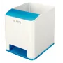 Leitz Portalápices Sound WOW, azul, blanco, poliestireno, 90 mm, 101 mm, 100 mm, 140 g