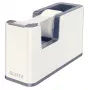 Leitz Dispensador de cinta de sobremesa WOW, 1,9 cm, 33 m, poliestireno, blanco, 51 mm, 126 mm