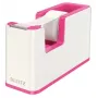 Leitz Dispensador de cinta de sobremesa WOW, 1,9 cm, 33 m, poliestireno, metálico, rosa, 51 mm, 126 mm
