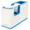 Leitz Dispensador de cinta WOW, 1,9 cm, 33 m, poliestireno, azul, metálico, 51 mm, 126 mm