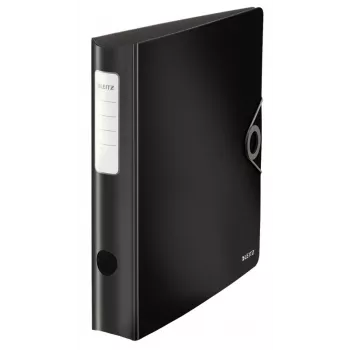 Leitz 10481095 Carpeta de anillas A4 negra