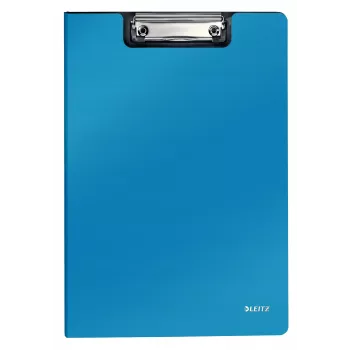 Leitz Carpeta con pinza y tapa frontal Solid, A4, azul, 75 hojas, polifoam, 229 mm, 16 mm