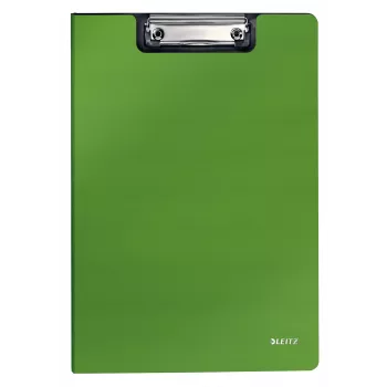 Leitz Carpeta con pinza y tapa frontal Solid, A4, verde, 75 hojas, polifoam, 229 mm, 16 mm