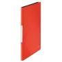 Leitz Libro de presentación Solid PP 20 fundas, rojo, polipropileno (PP), 20 fundas, vertical, A4, 231 mm