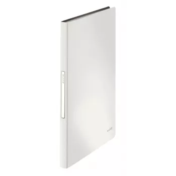 Leitz Libro de presentación Solid PP 40 fundas, blanco, polipropileno (PP), 40 fundas, vertical, A4, 233 mm