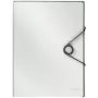 Leitz Carpeta de caja Solid PP 30 mm, carpeta de solapas, A4, polipropileno (PP), blanca, 250 hojas, 80 g/m²